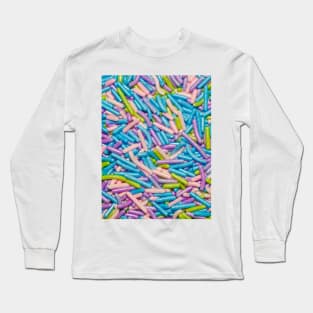 Pastel Candy Sprinkles Photograph Long Sleeve T-Shirt